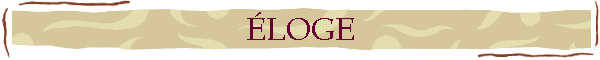 ÉLOGE